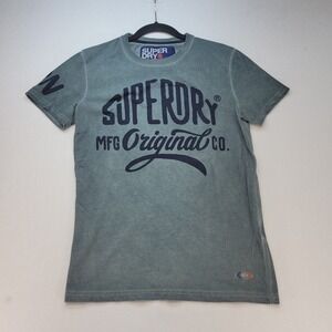 Superdry Men's Green Short Sleeve Logo Tee